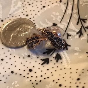 Swarovski Leaf Motif Earrings